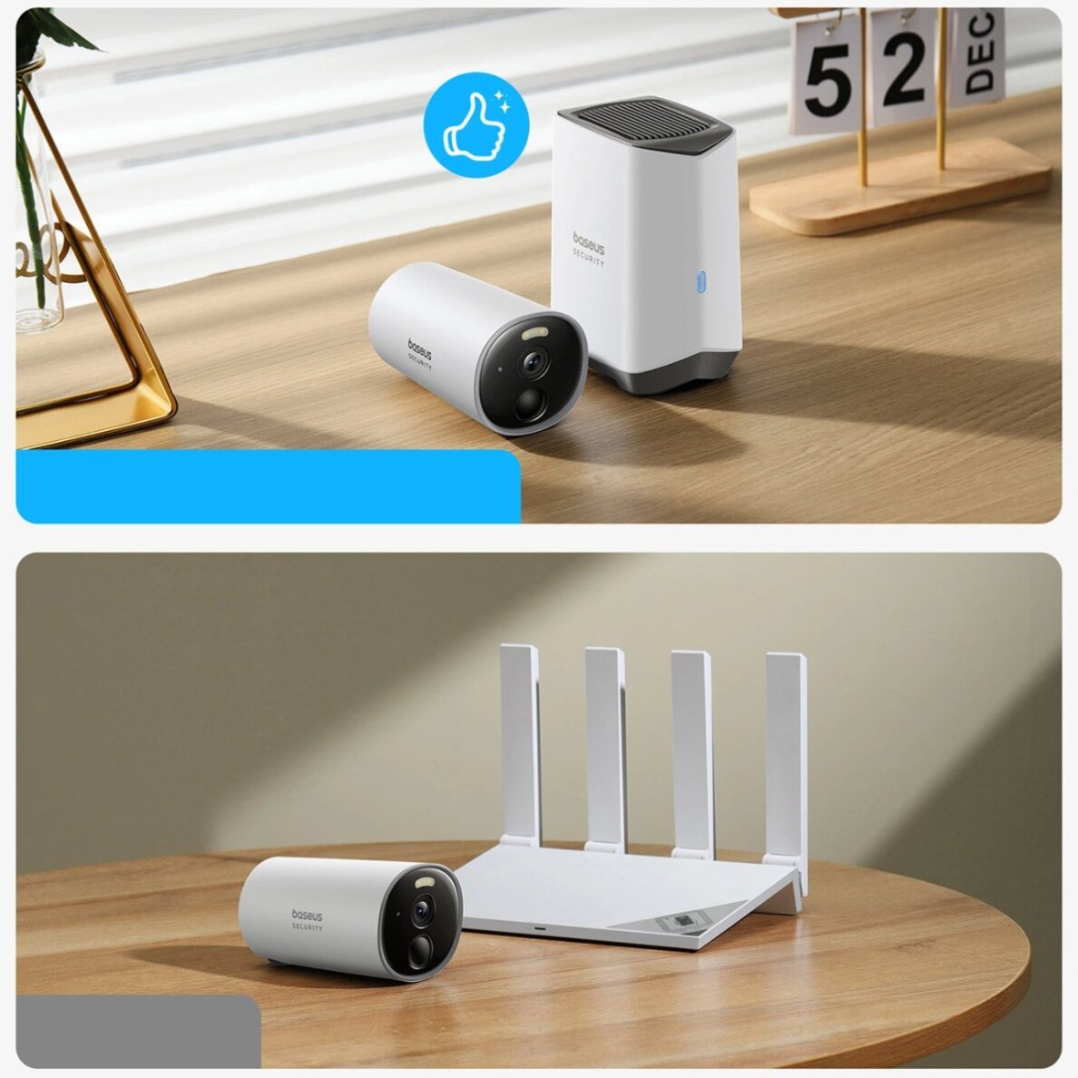 Lauko kamera Baseus Security B1 2K – balta 10