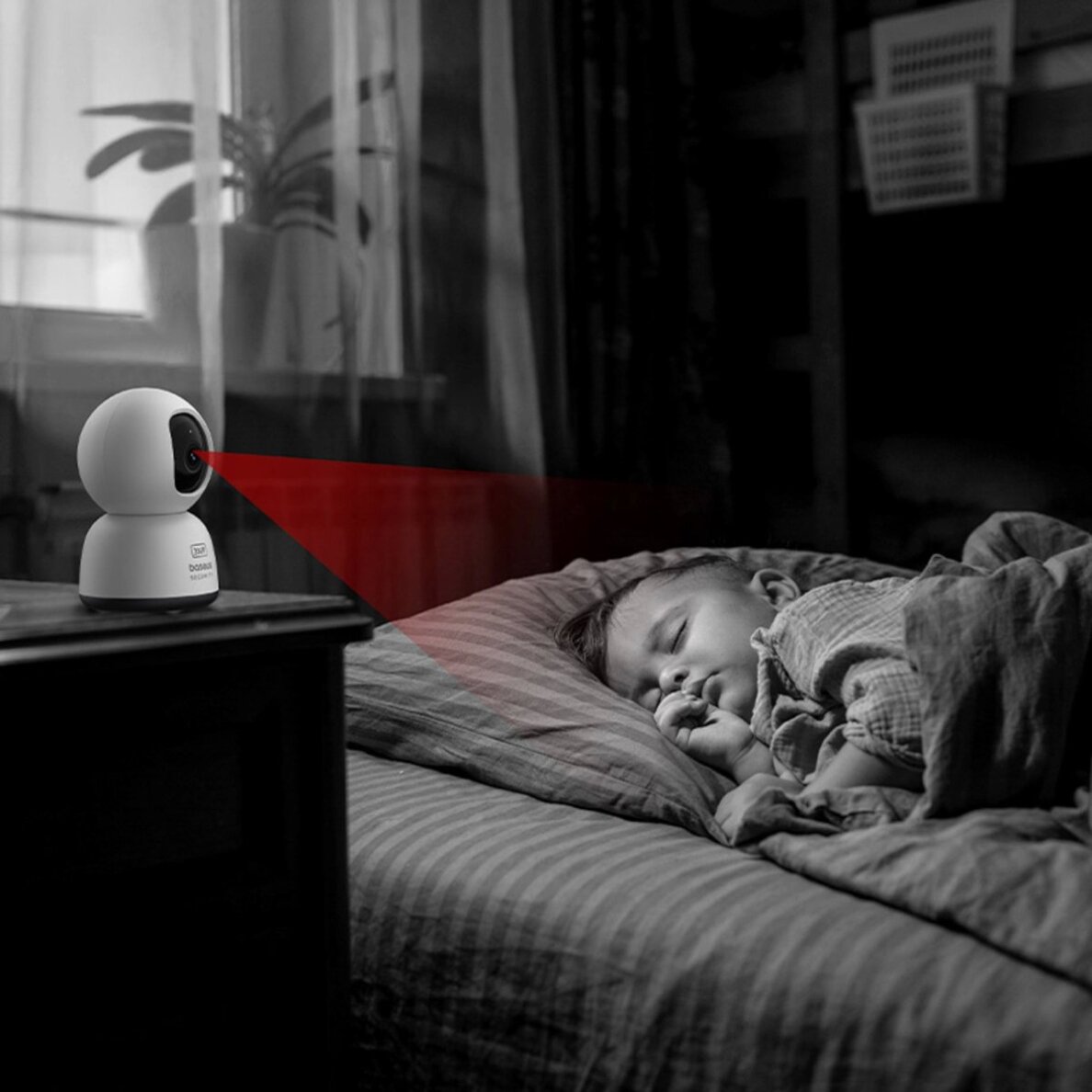 Vidaus kamera Baseus Security P1 Lite 2K (EU versija) – balta 10