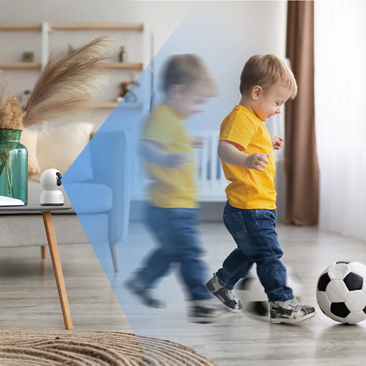 Vidaus kamera Baseus Security P1 Lite 2K (EU versija) – balta 8 Vidaus kamera Baseus Security P1 Lite 2K (EU versija) – balta 8