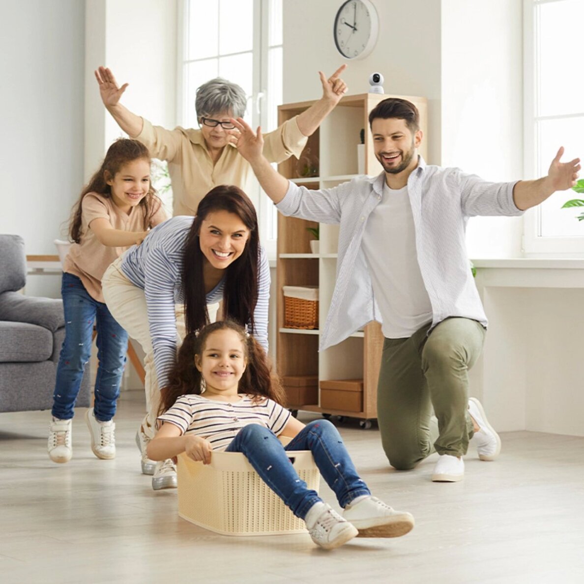 Vidaus kamera Baseus Security P1 Lite 2K (EU versija) – balta 9