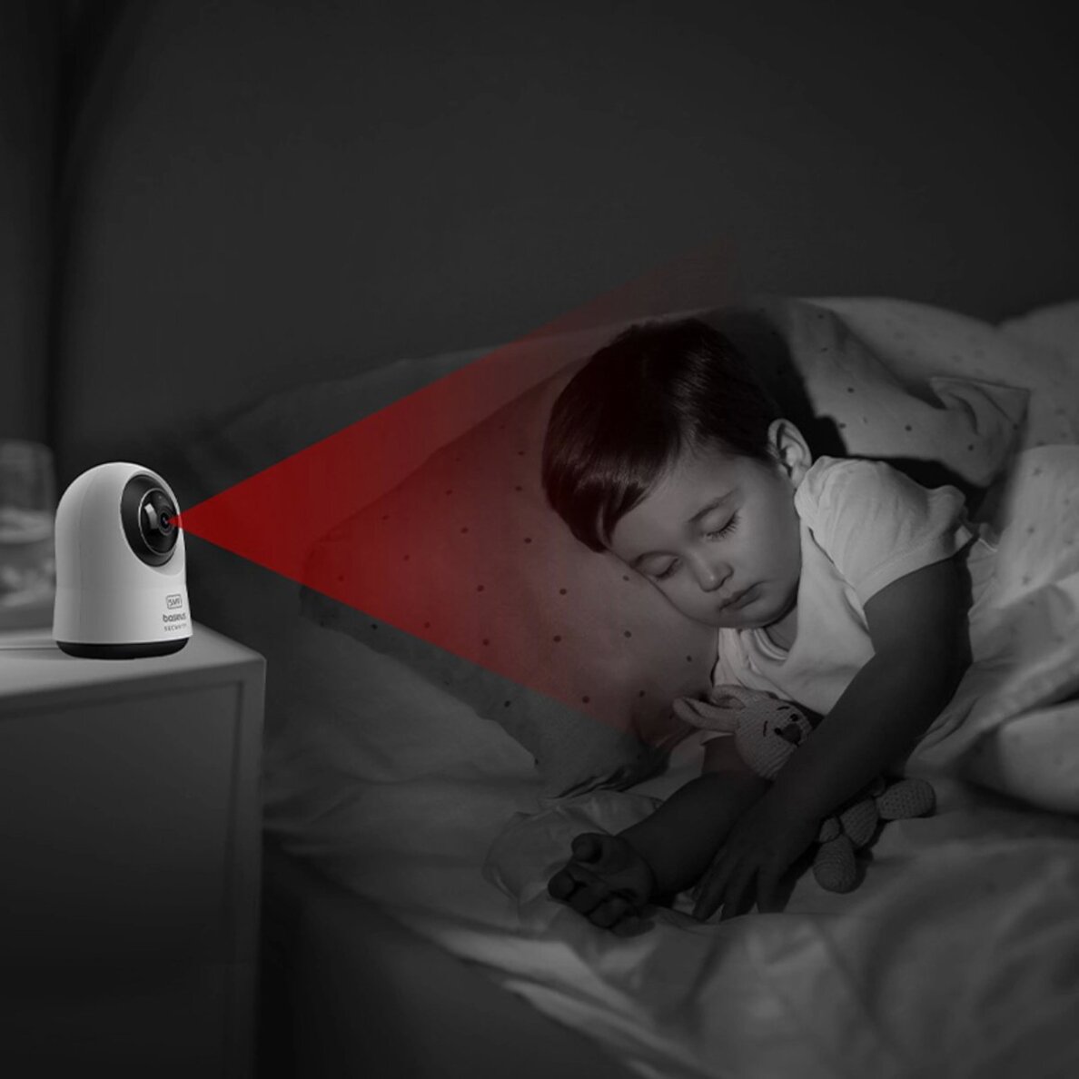 Vidaus kamera Baseus Security P1 Pro 3K (EU versija) – balta 10 Vidaus kamera Baseus Security P1 Pro 3K (EU versija) – balta 10