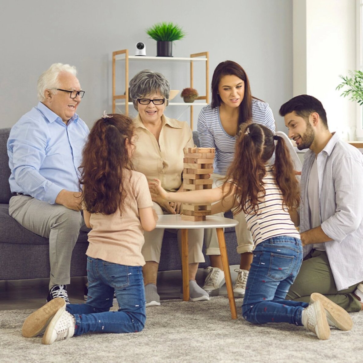 Vidaus kamera Baseus Security P1 Pro 3K (EU versija) – balta 9 Vidaus kamera Baseus Security P1 Pro 3K (EU versija) – balta 9