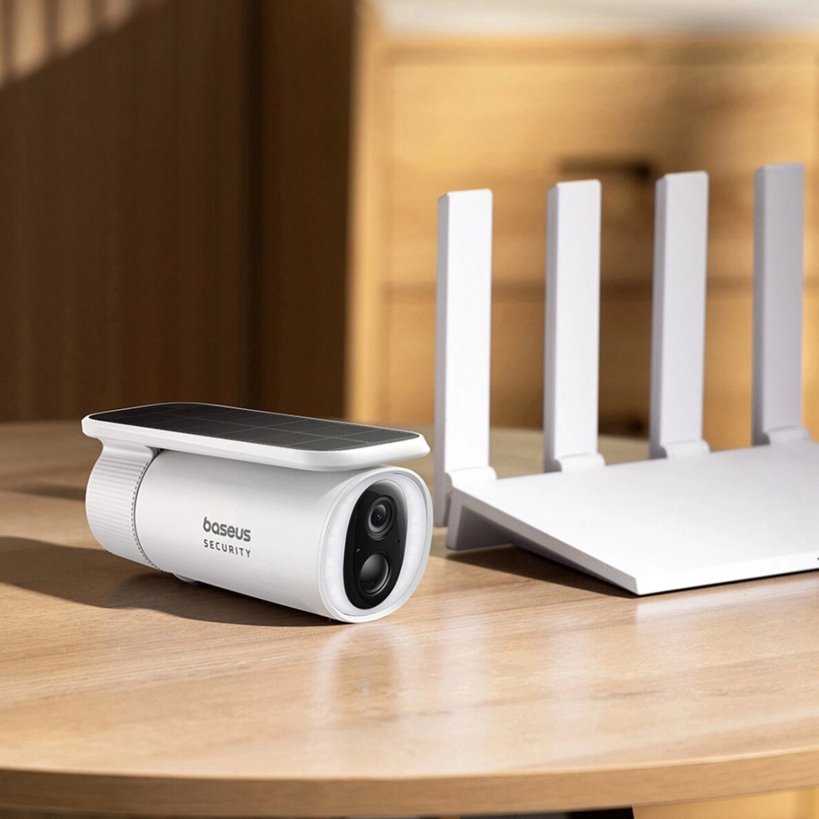 Lauko kamera Baseus Security S1 2K – balta 6 Lauko kamera Baseus Security S1 2K – balta 6