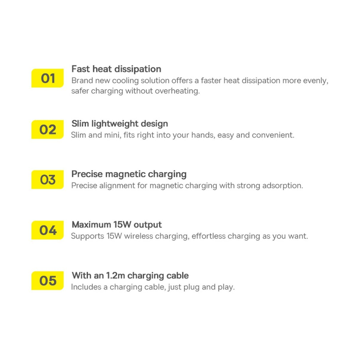 Baseus Simple Mini3 magnetic charger MagSafe Qi 15W blue 25 Baseus Simple Mini3 magnetic charger MagSafe Qi 15W blue 25