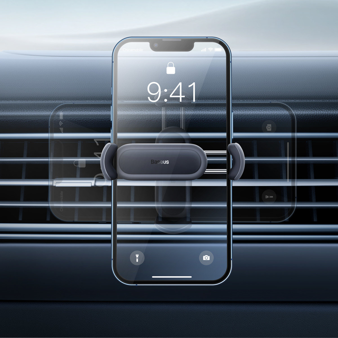 Laikiklis Baseus Steel Cannon 2 Juodas (SUGP000001) 10 Laikiklis Baseus Steel Cannon 2 Juodas (SUGP000001) 10