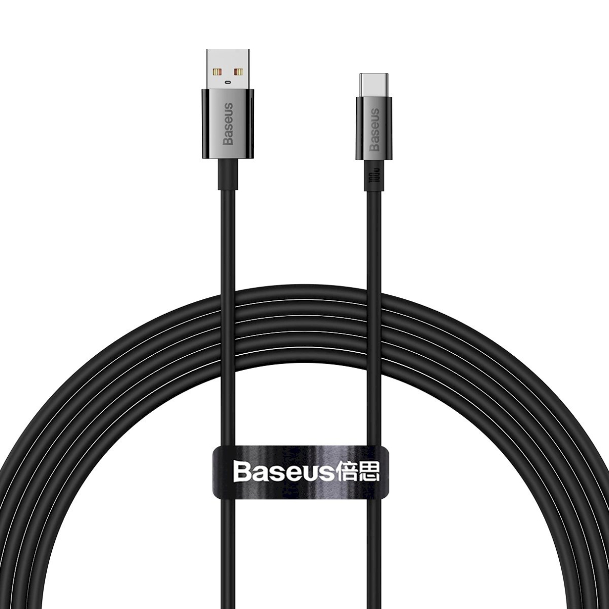 Baseus Superior Series USB-A / USB-C 100W 1.5 m kabelis – juodas Baseus Superior Series USB-A / USB-C 100W 1.5 m kabelis – juodas