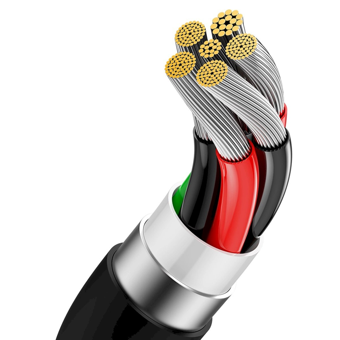 Baseus Superior Series USB-A / USB-C 100W 1 m kabelis – juodas 5 Baseus Superior Series USB-A / USB-C 100W 1 m kabelis – juodas 5