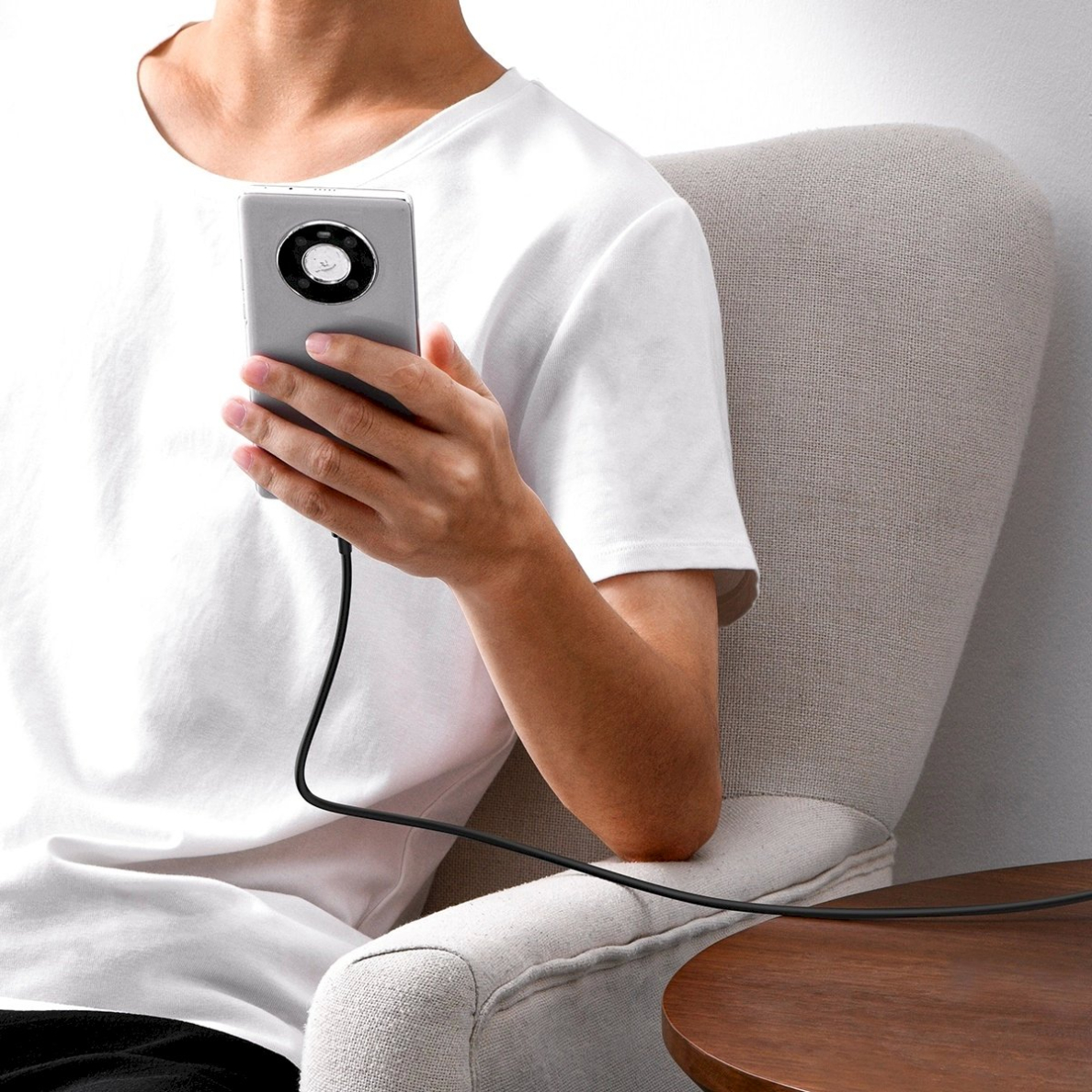 Baseus Superior Series USB-A / USB-C 100W 1 m kabelis – juodas 7 Baseus Superior Series USB-A / USB-C 100W 1 m kabelis – juodas 7