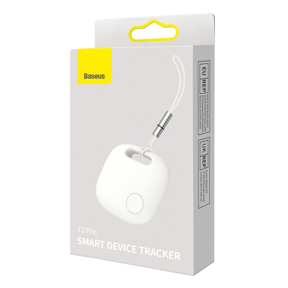 GPS seklys Baseus T2 Pro Smart Locator Baby / Piniginė / Raktai – baltas (FMTP000002) 4