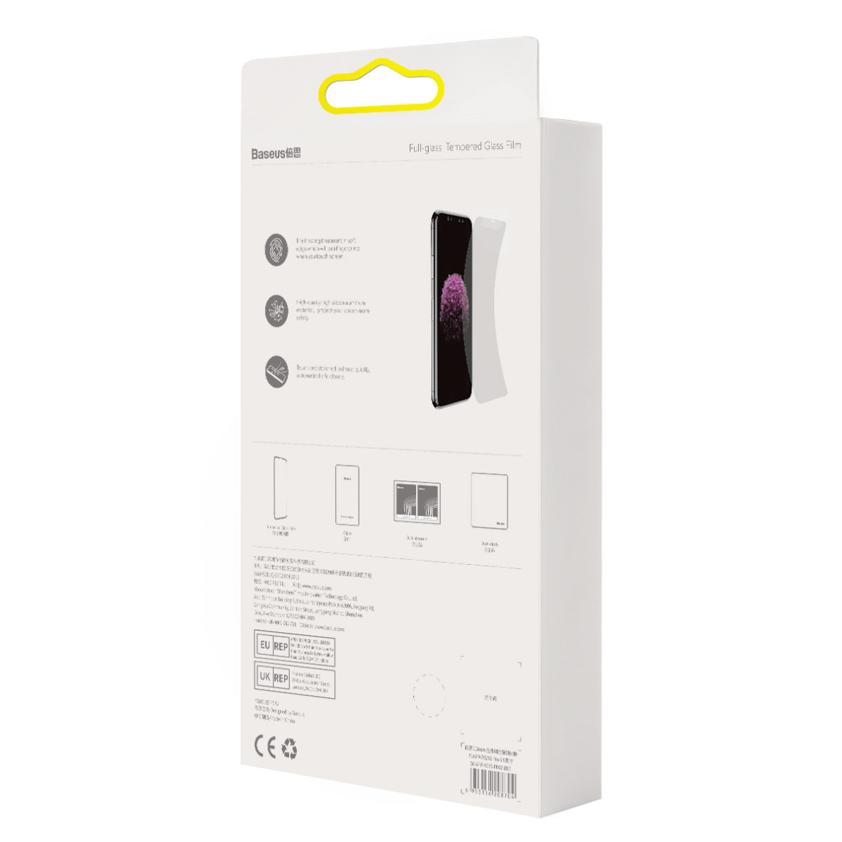 Ekrano apsauga Baseus iPhone 11 Pro Max / iPhone XS Max Privacy Anti Spy (privatization) with speaker cover + positioner (SGBL061702) (tinka su dėklu) 5 Ekrano apsauga Baseus iPhone 11 Pro Max / iPhone XS Max Privacy Anti Spy (privatization) with speaker cover + positioner (SGBL061702) (tinka su dėklu) 5