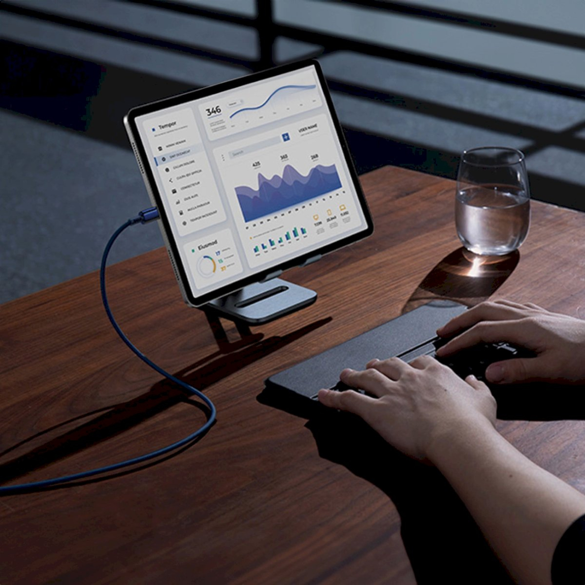 Baseus Tungsten Gold USB-C / USB-C Kabelis 100W 1m - navy blue 9 Baseus Tungsten Gold USB-C / USB-C Kabelis 100W 1m - navy blue 9