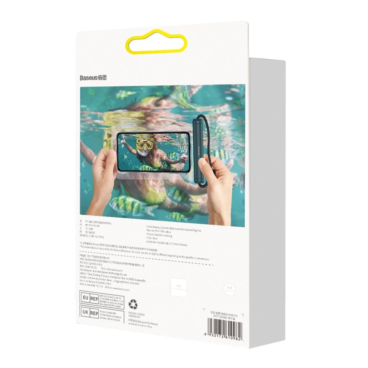 Vandeniui atsparus dėklas Baseus Slide-cover Mėlynas (FMYT000003) 10 Vandeniui atsparus dėklas Baseus Slide-cover Mėlynas (FMYT000003) 10