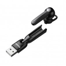 Bevielės ausinės Baseus A05 wireless bluetooth 5.0 earphone headset + USB docking station juodos