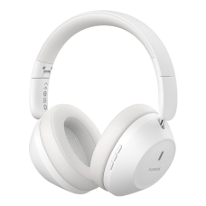 Baseus Bass 30 Max belaidės On-Ear Bluetooth 5.3 ausinės – baltos