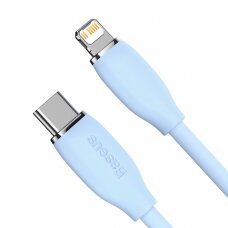 Kabelis Baseus USB Type C - Lightning 20W  1.2 m Mėlynas