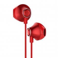Bevielės ausinės Baseus Encok H06 Lateral Earphones Earbuds Headphones With Remote Control raudonos