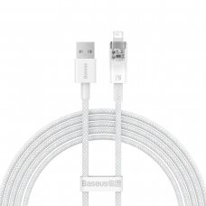 Baseus Explorer Series cable USB - Lightning 2.4A 2 m Baltas (CATS010102)