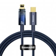 Baseus Explorer Series cable USB Type C - Lightning 20W 1m Mėlynas (CATS000003)