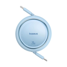Baseus Free2Pull ištraukiamas USB-C / Lightning kabelis 20W 1 m – mėlynas
