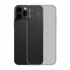 Dėklas Baseus frosted glass case cover for iphone 13 pro Juodas (arws001001)