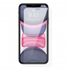 Ekrano apsauga Baseus Full Screen Tempered Glass 0.4mm + Mounting Kit iPhone 11 / XR