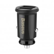Pakrovėjas Baseus Grain mini 2x USB 3.1A juodas (CCALL-ML01)
