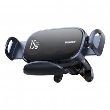 Baseus LightChaser BS-CM029 Automobilinis laikiklistriple coil inductive Įkroviklis  - Juodas