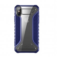 Baseus Michelin dėklas iPhone XS Max mėlynas (WIAPIPH65-MK03)