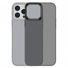 Dėklas Baseus Simple Series iPhone 13 Pro Max permatomas juodas (ARAJ000501)