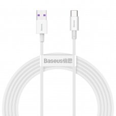 Baseus Superior Kabelis USB - USB TypeC 66 W 6A 2 m Baltas (CATYS-A02)