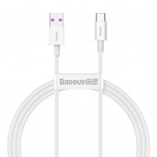 Baseus Superior Series Greito Įkrovimo Kabelis USB - USB Type C 66 W 6A 1 m Baltas (CATYS-02)