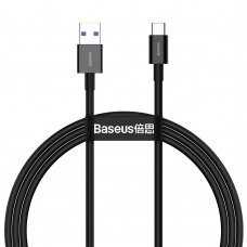 Kabelis Baseus Superior USB - USB Typ C 66 W (11 V / 6 A) 1 m juodas (CATYS-01)