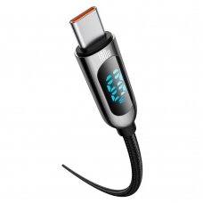 Kabelis Baseus USB Type C - USB Type C 100 W (20 V / 5 A) Power Delivery Juodas (CATSK-B01)