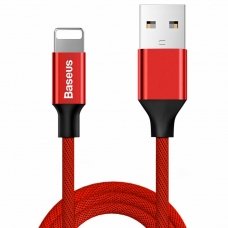 USB Kabelis Baseus Yiven Usb / Lightning Su Medžiaginiu Pynimu 1,8M Raudonas