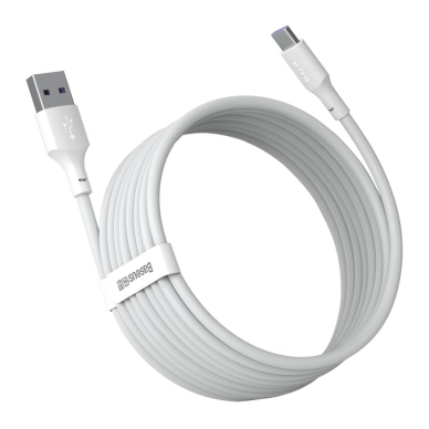 USB kabelis Baseus 2x set USB Typ C - Lightning cable fast charging Power Delivery Quick Charge 40 W 5 A 1,5 m baltas 6 USB kabelis Baseus 2x set USB Typ C - Lightning cable fast charging Power Delivery Quick Charge 40 W 5 A 1,5 m baltas 6