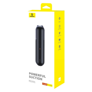 Baseus A0 Pro 4000Pa HEPA wireless car vacuum cleaner - Juodas 6 Baseus A0 Pro 4000Pa HEPA wireless car vacuum cleaner - Juodas 6