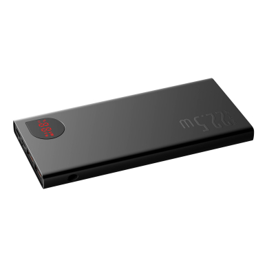 Baseus Adaman Metal power bank with fast charging 10000mAh 22.5W (Overseas Edition 2021) black + USB-A - USB-C 3A cable 0.3m black 7 Baseus Adaman Metal power bank with fast charging 10000mAh 22.5W (Overseas Edition 2021) black + USB-A - USB-C 3A cable 0.3m black 7