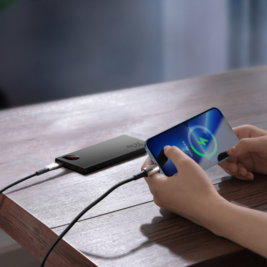 Baseus Adaman Metal power bank with fast charging 10000mAh 22.5W (Overseas Edition 2021) black + USB-A - USB-C 3A cable 0.3m black 9 Baseus Adaman Metal power bank with fast charging 10000mAh 22.5W (Overseas Edition 2021) black + USB-A - USB-C 3A cable 0.3m black 9