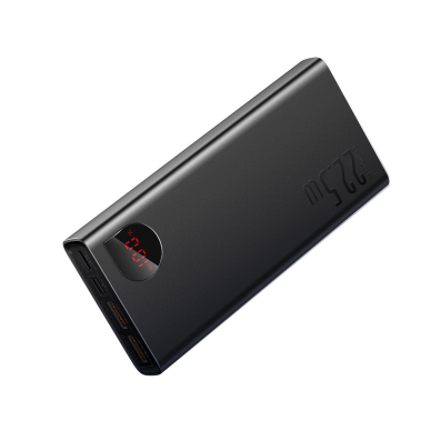 Baseus Adaman power bank with fast charging 20000mAh 22.5W + USB C 3A cable 0.3m black 1
