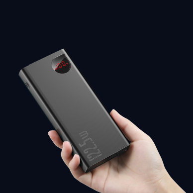 Baseus Adaman power bank with fast charging 20000mAh 22.5W + USB C 3A cable 0.3m black 11