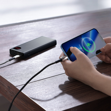 Baseus Adaman power bank with fast charging 20000mAh 22.5W + USB C 3A cable 0.3m black 18