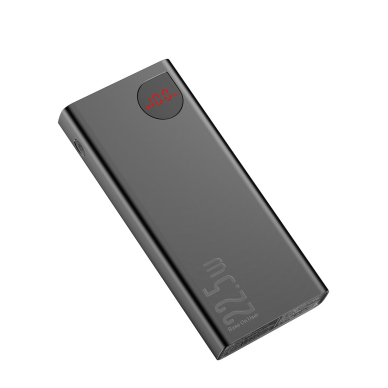 Baseus Adaman power bank with fast charging 20000mAh 22.5W + USB C 3A cable 0.3m black 2