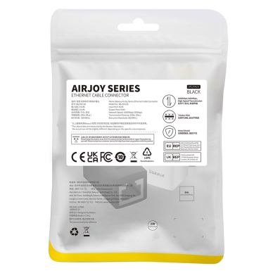 Baseus AirJoy Series Ethernet cable connector RJ-45 2 pcs - black 8
