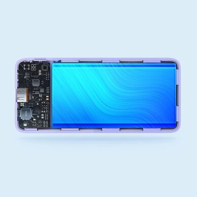 Išorinė baterija Baseus Airpow 20W 10000 mAh – violetinė 6