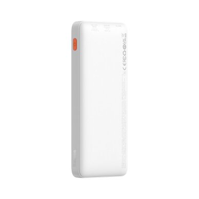 Išorinė baterija Baseus Airpow 20W 10000 mAh su Baseus Simple Series USB-A – USB-C 30 cm kabeliu – balta 4 Išorinė baterija Baseus Airpow 20W 10000 mAh su Baseus Simple Series USB-A – USB-C 30 cm kabeliu – balta 4