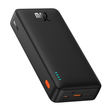Baseus Airpow 20W 20000mAh Power Bank su Baseus Simple Series USB-A – USB-C 50 cm kabeliu – juodas 3 Baseus Airpow 20W 20000mAh Power Bank su Baseus Simple Series USB-A – USB-C 50 cm kabeliu – juodas 3