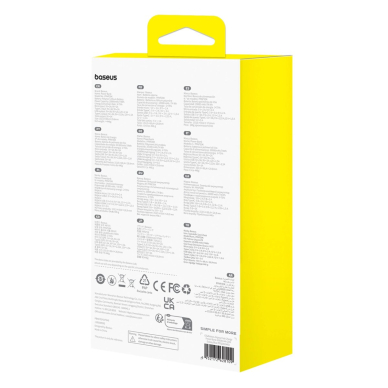 Baseus Airpow 20W 20000mAh Power Bank su White Baseus Simple Series USB-A – USB-C 50 cm kabeliu – mėlynas 3