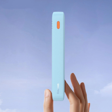 Baseus Airpow 20W 20000mAh Power Bank su White Baseus Simple Series USB-A – USB-C 50 cm kabeliu – mėlynas 8