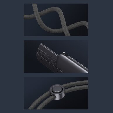 Vandeniui atsparus dėklas Baseus AquaGlide BS-PC029 IPX8 su Slide Lock sistema – juodas 7