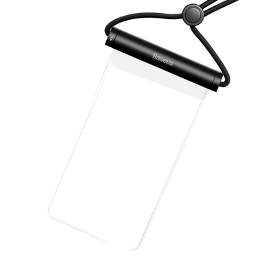 Baseus AquaGlide BS-PC030 vandeniui atsparus dėklas IPX8 with cylindrical clasp - juodas Baseus AquaGlide BS-PC030 vandeniui atsparus dėklas IPX8 with cylindrical clasp - juodas